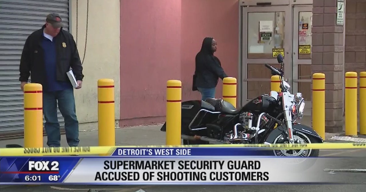 Security guard at Detroit supermarket arrested after shooting at ...
