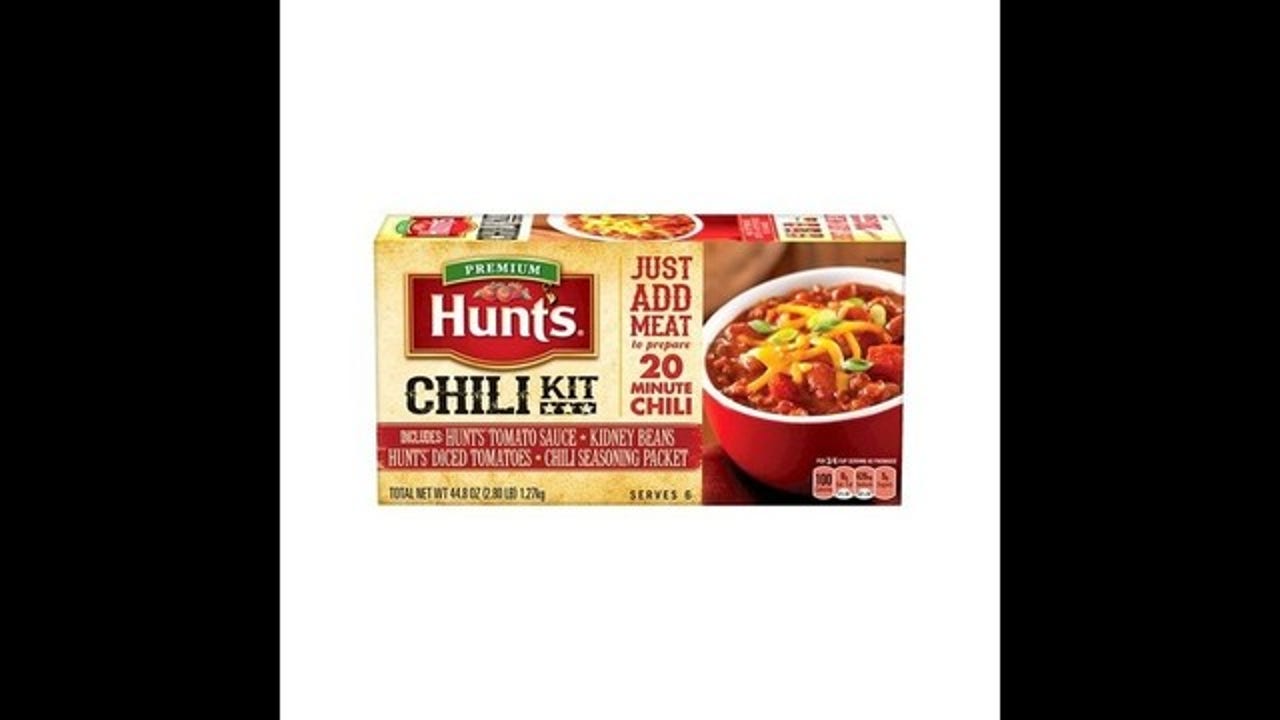 Conagra recalls Hunt's chili kits; may contain salmonella
