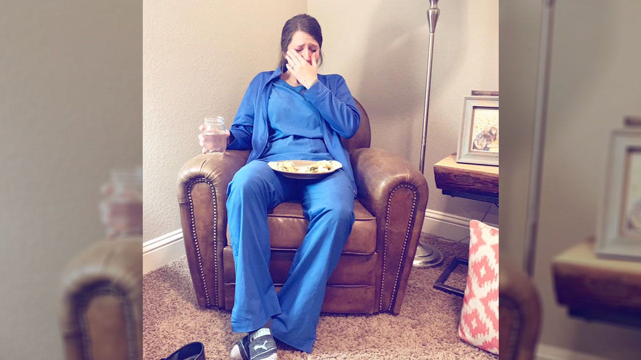 Photo Taken By Sister Of Exhausted Nurse Goes Viral