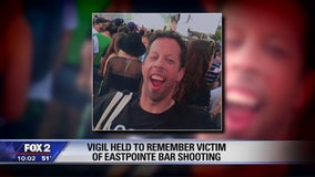 Vigil held to remember victim of Eastpointe bar shooting