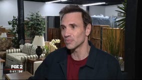 Comedian Paul Mercurio in Detroit raising money for the Furniture donation bank