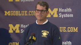 WATCH: Harbaugh insists Michigan offense hitting its stride