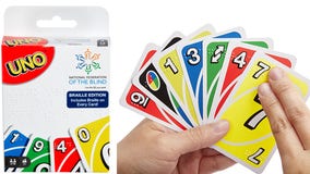 Mattel releases braille version of UNO to make card game more widely accessible