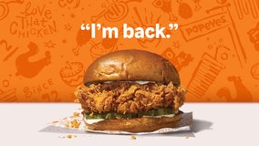 ‘I’m back’: Popeyes announces official return date of its sold-out chicken sandwich