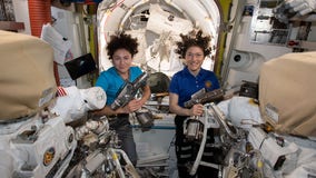 World's 1st female spacewalking team makes history