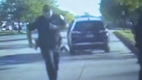 Pulled over for shoplifting, a woman fled Oak Park police and dragged an officer with her