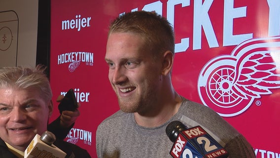 WATCH: Mantha's 4th goal gives Red Wings 4-3 win over Stars