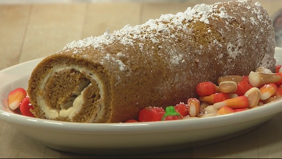 Kass's cream cheese pumpkin roll recipe