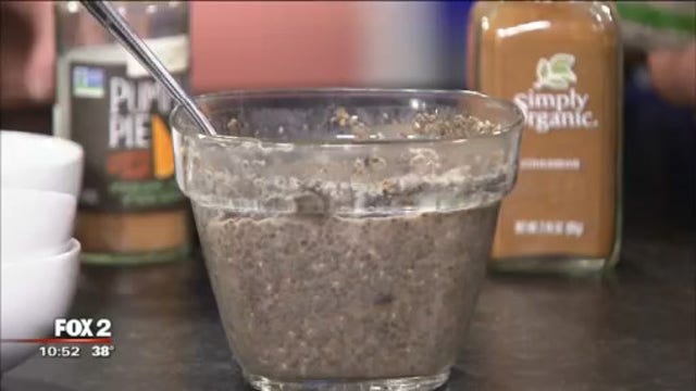 Chia seed pudding packs a health punch - and it's good too