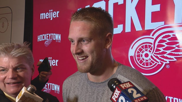 WATCH: Mantha's 4th goal gives Red Wings 4-3 win over Stars