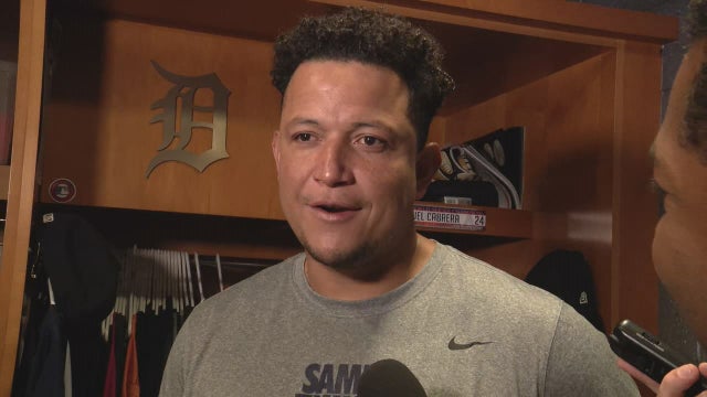 WATCH: Cabrera 'This really sucks' reluctantly becomes full-time DH to protect knee