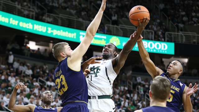 WATCH: No. 3 Michigan State beats No. 5 Notre Dame 81-63