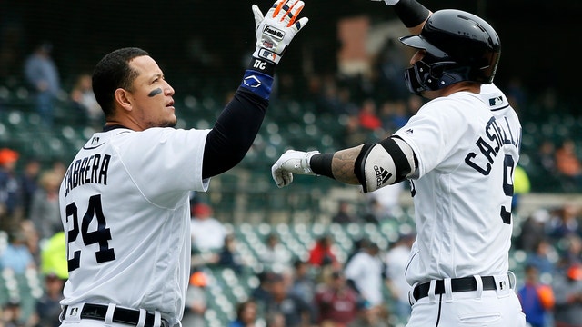 WATCH: Castellanos lifts Tigers to 12-4 win over Royals