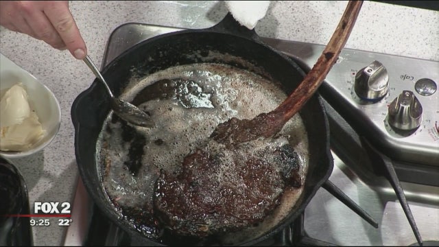 Tomahawk Steak with the Vertical Detroit