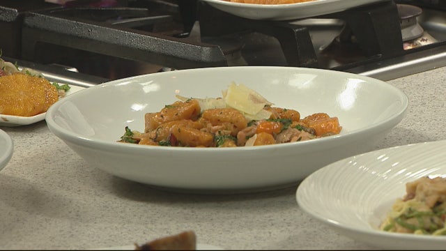 Andiamo recipe for pan roasted gnocchi