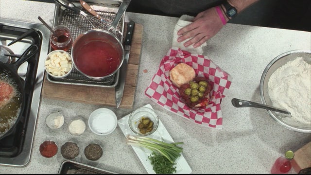 Grey Ghost's fried chicken sandwich recipe