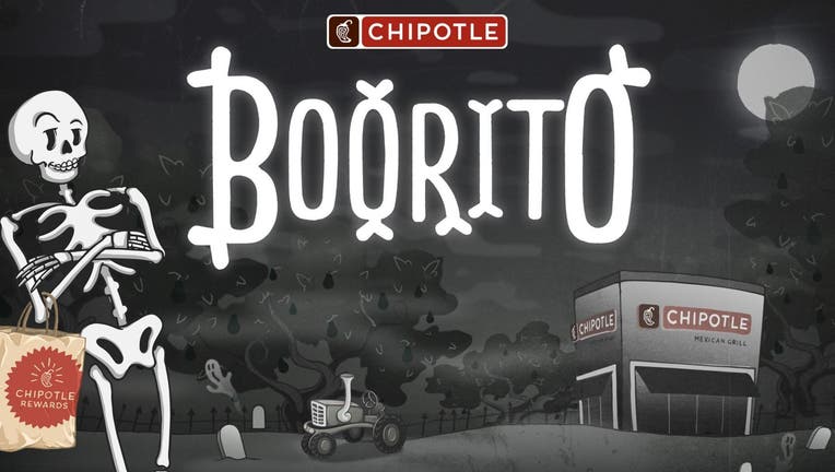 If you go trick-or-treating at Chipotle — in costume — you'll be eligible for a $4 burrito, the chain says. (Chipotle)