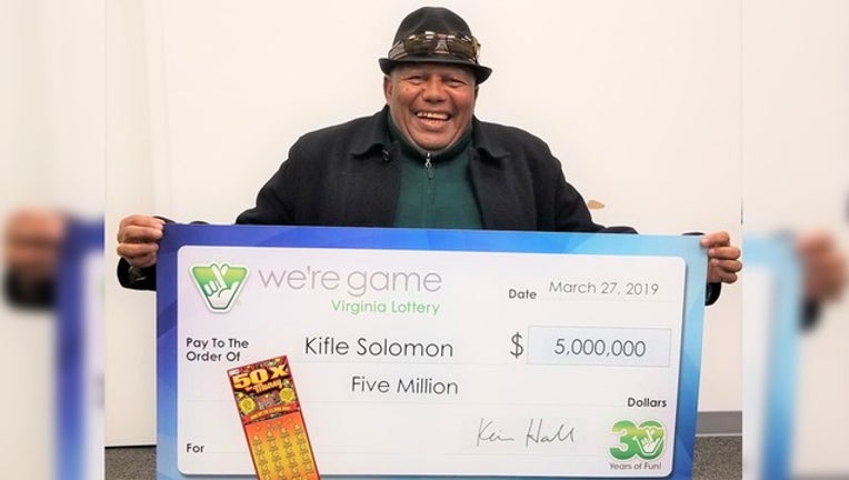 VA Lotto Winner - Kifle Solomon-401720