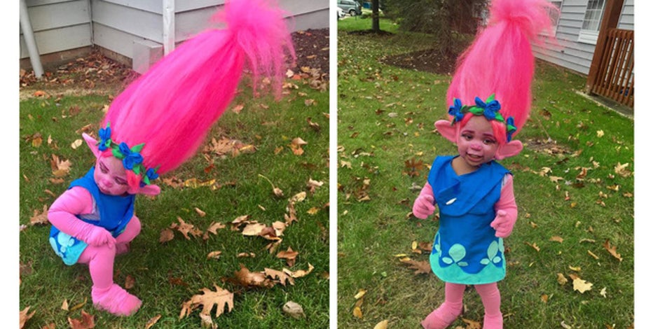 green wig for toddler