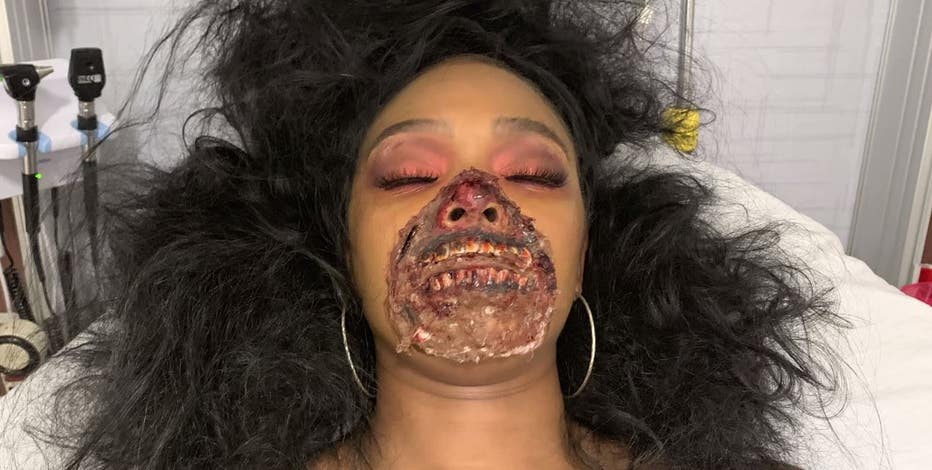 Lydig Lyn Gentagen Beaumont Royal Oak scrambles when woman in zombie makeup shows up