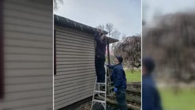 Taylor firefighters help man who fell off ladder, finish hanging his Christmas lights