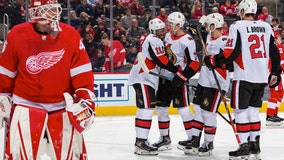 Senators skate by Red Wings 4-3