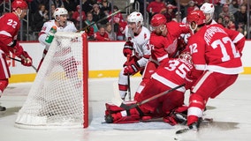 Red Wings shutout 2-0 to Hurricanes