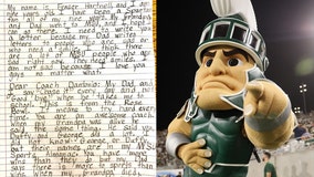 'Love you guys no matter what': 9-year-old writes heartfelt letter to MSU football team
