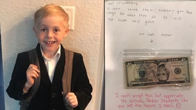 Tampa elementary student offers teacher his birthday cash, saying teachers don't get paid enough