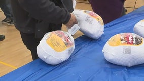 Over 300 turkeys given away to residents, families of fallen Detroit Police members