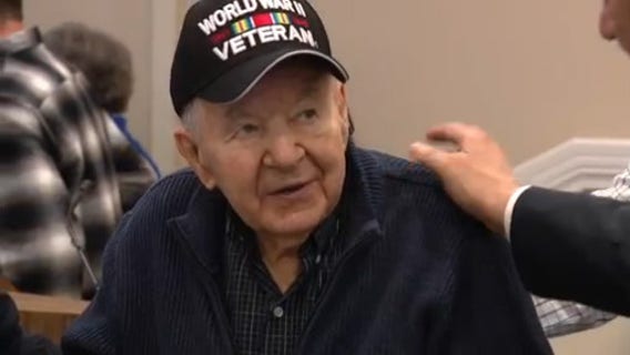 Decorated WWII veteran finally gets deserved medals at 95 years old
