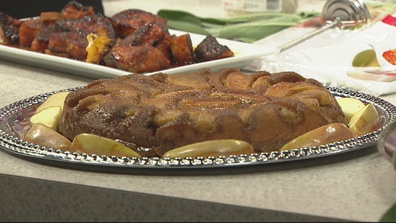 Chef Bobby's upside down apple coffee cake recipe