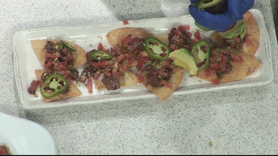 Making ahi tuna nachos with Jim Brady's