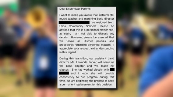 Amid allegations of misconduct, Eisenhower high school band director stepping down
