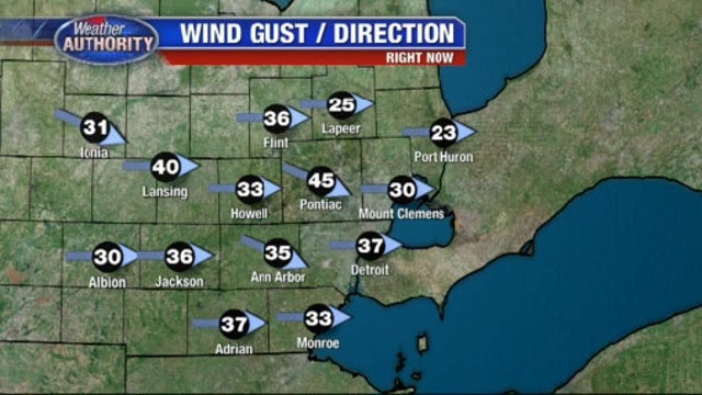 Metro Detroit outages: 23,000 DTE customers without power after high winds