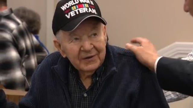 Decorated WWII veteran finally gets deserved medals at 95 years old