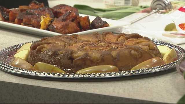 Chef Bobby's upside down apple coffee cake recipe