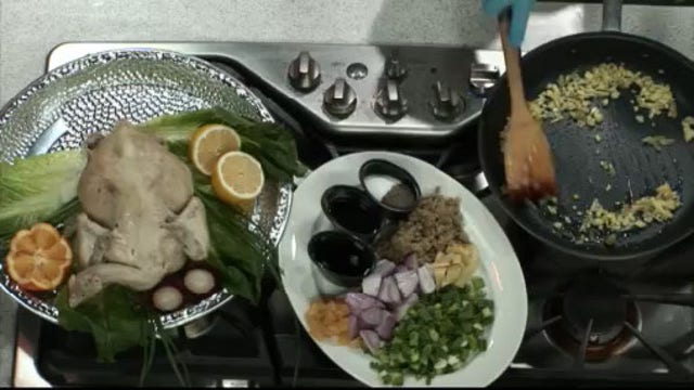 Making Hmong roast turkey with Bangkok 96