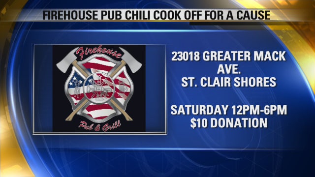 Firehouse Pub chili cookoff Nov. 23