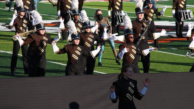 Inspired by a deaf Detroit-based rapper, Ferndale Marching Band incorporates sign language into show