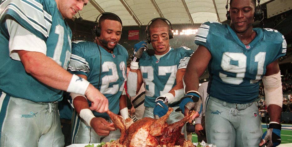 Detroit Lions celebrate 80th Thanksgiving Day game