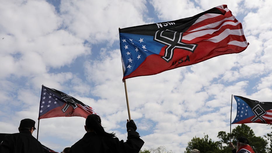 GETTY - White Nationalists Hold Rally In Newnan, Georgia