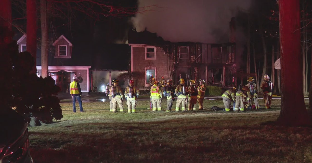 Chesterfield Township couple lose home after huge fire Saturday night ...