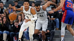 Spurs take Pistons 136-109