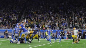 Packers barely beat Lions 23-20 on last second field goal