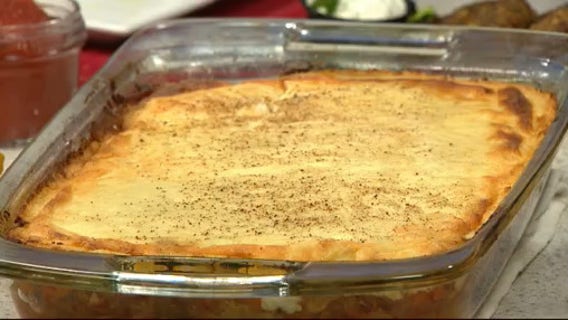 Golden Fleece's meatless moussaka