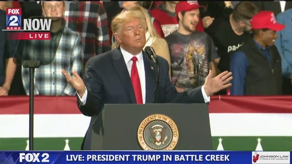 Pres. Donald Trump suggests late congressman John Dingell is 'looking up'