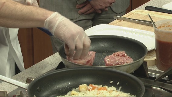 Making braised beef short ribs with Andiamo