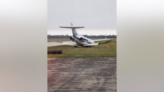 'Mishap' forces small plane off runway at Coleman A Young International Airport