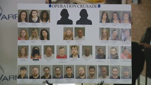 46 arrested in Warren as part of multi-phase human trafficking sting